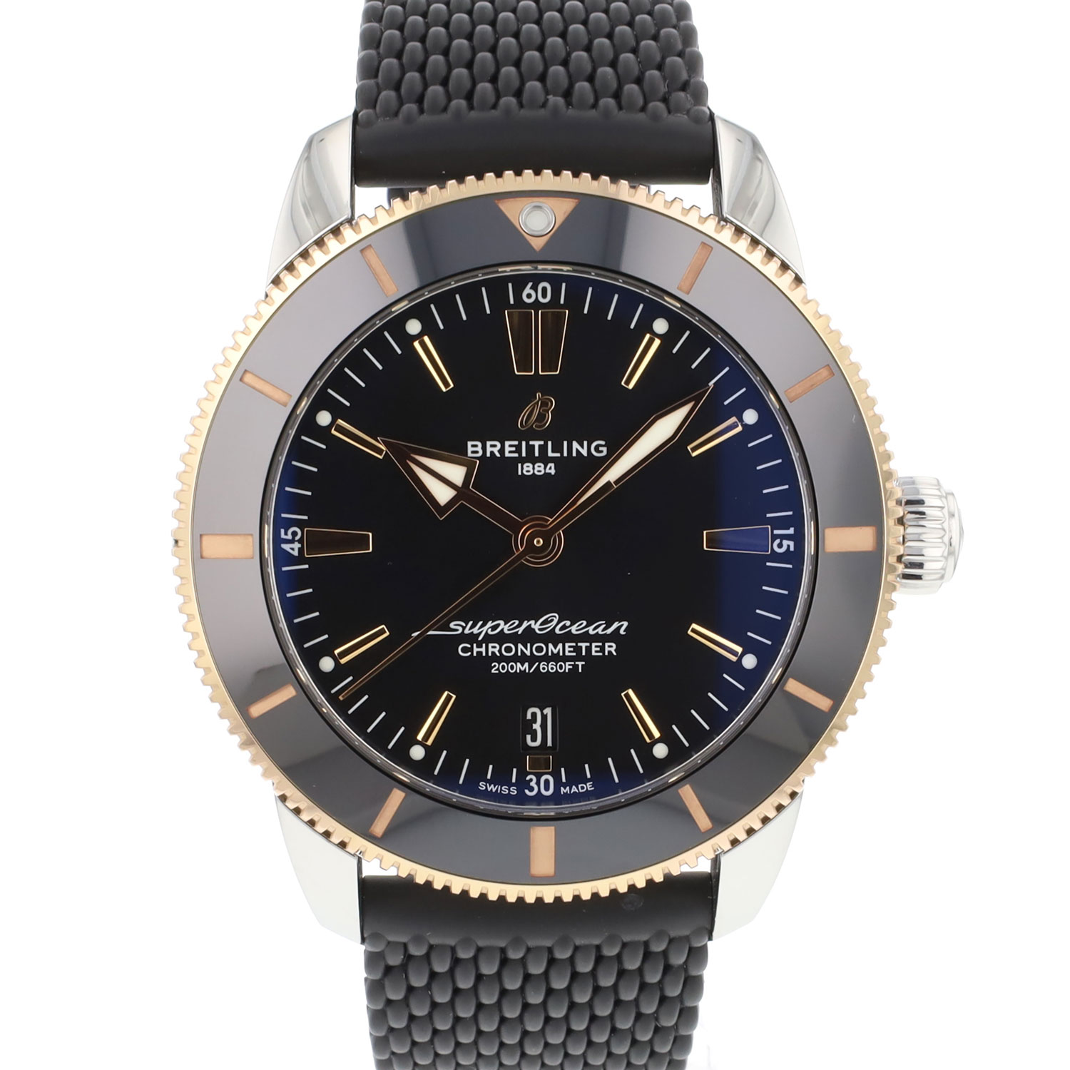 SuperOcean Heritage 44 Steel Rose Gold Breitling Sold watches