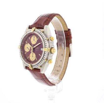 Chronomat Steel Gold Red Dial - Breitling - Luxusuhren - Juwelier 