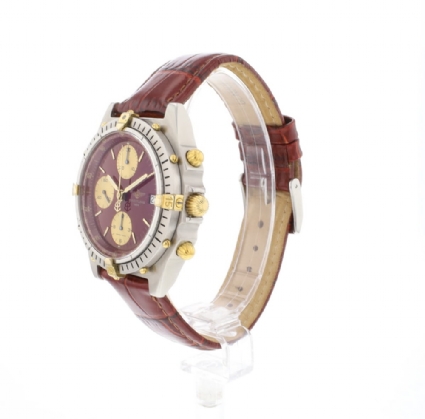 Chronomat Steel Gold Red Dial - Breitling - Luxusuhren - Juwelier 