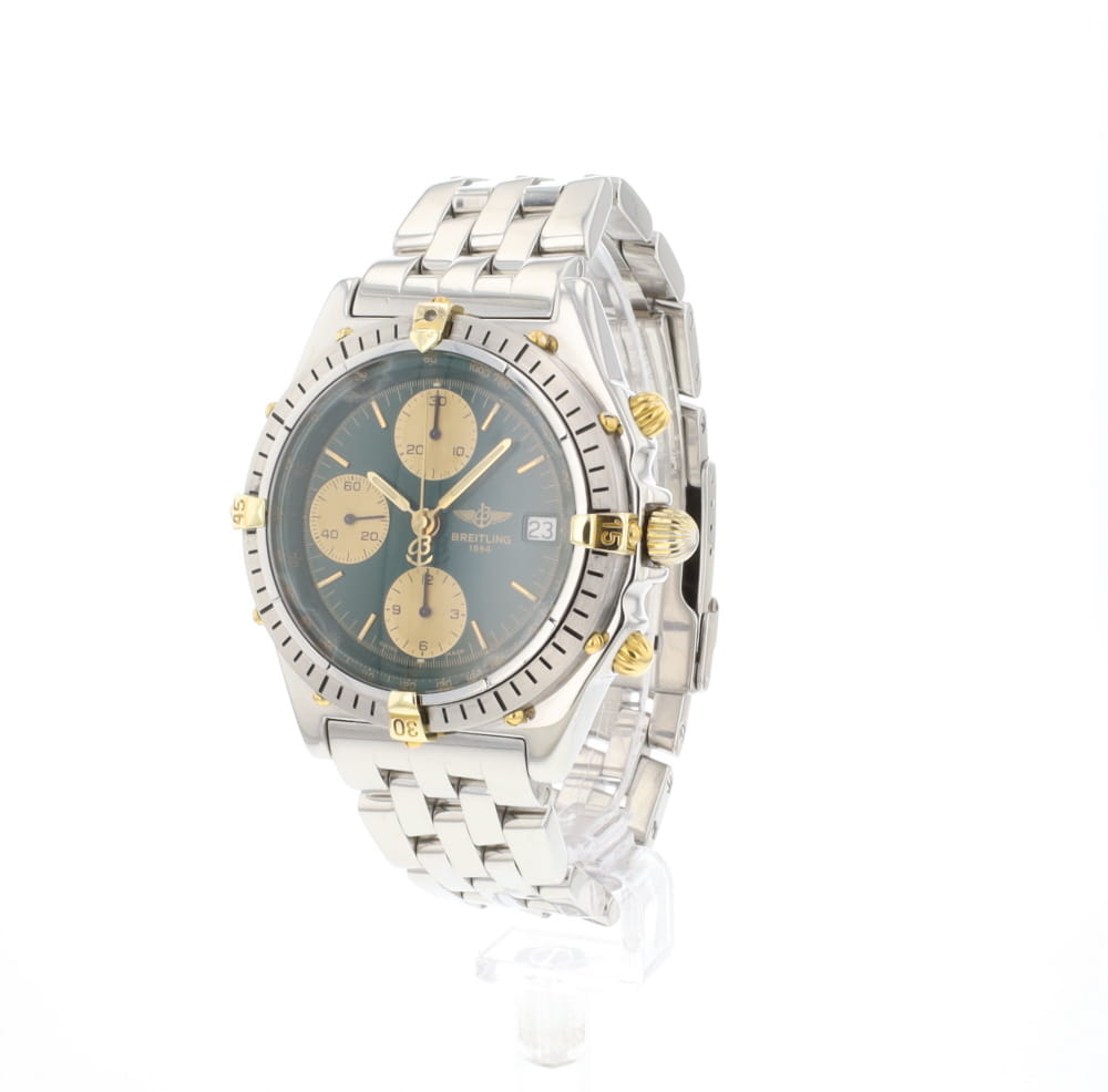 Chronomat Steel Gold Green Dial - Breitling - Luxusuhren  