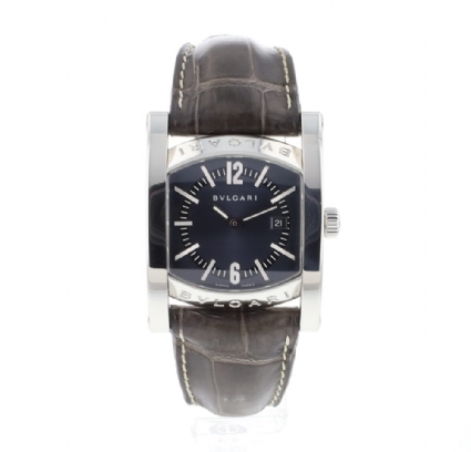 BVLGARI Assioma シルバー ブラック 時計 Bvlgari Assioma Automatic Anthracite Dial 48 mm - LOFT