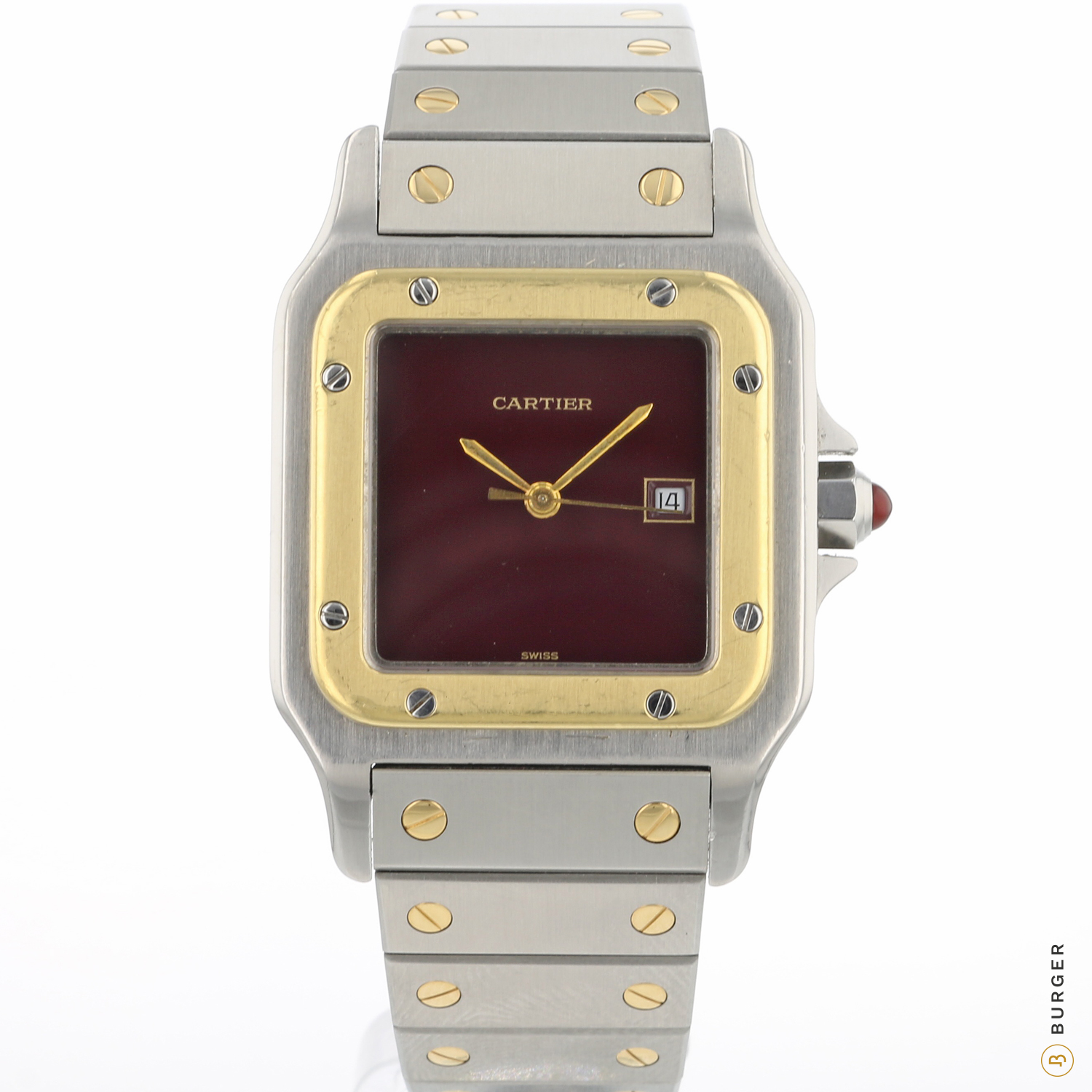 Cartier santos red sale