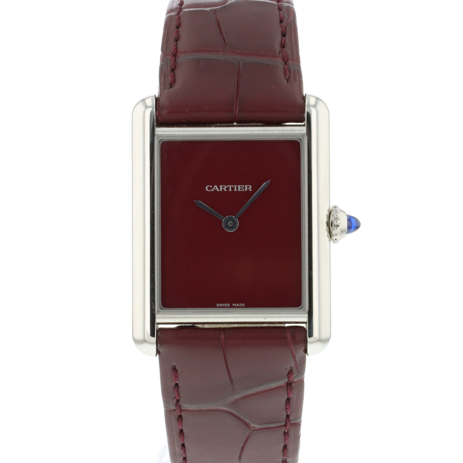 Cartier tank on sale red