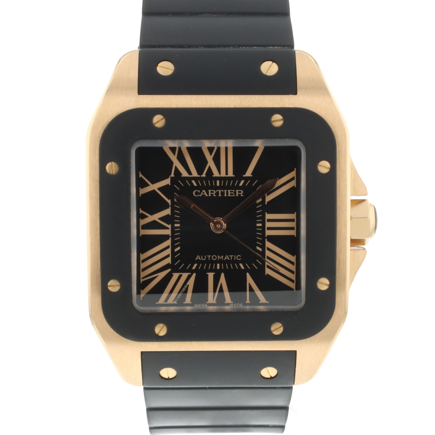 Cartier santos xl rose gold on sale