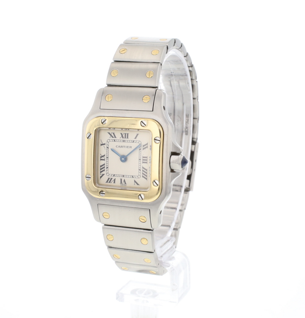 Santos Galbee PM Steel Gold Cartier Sold watches Juwelier Burger