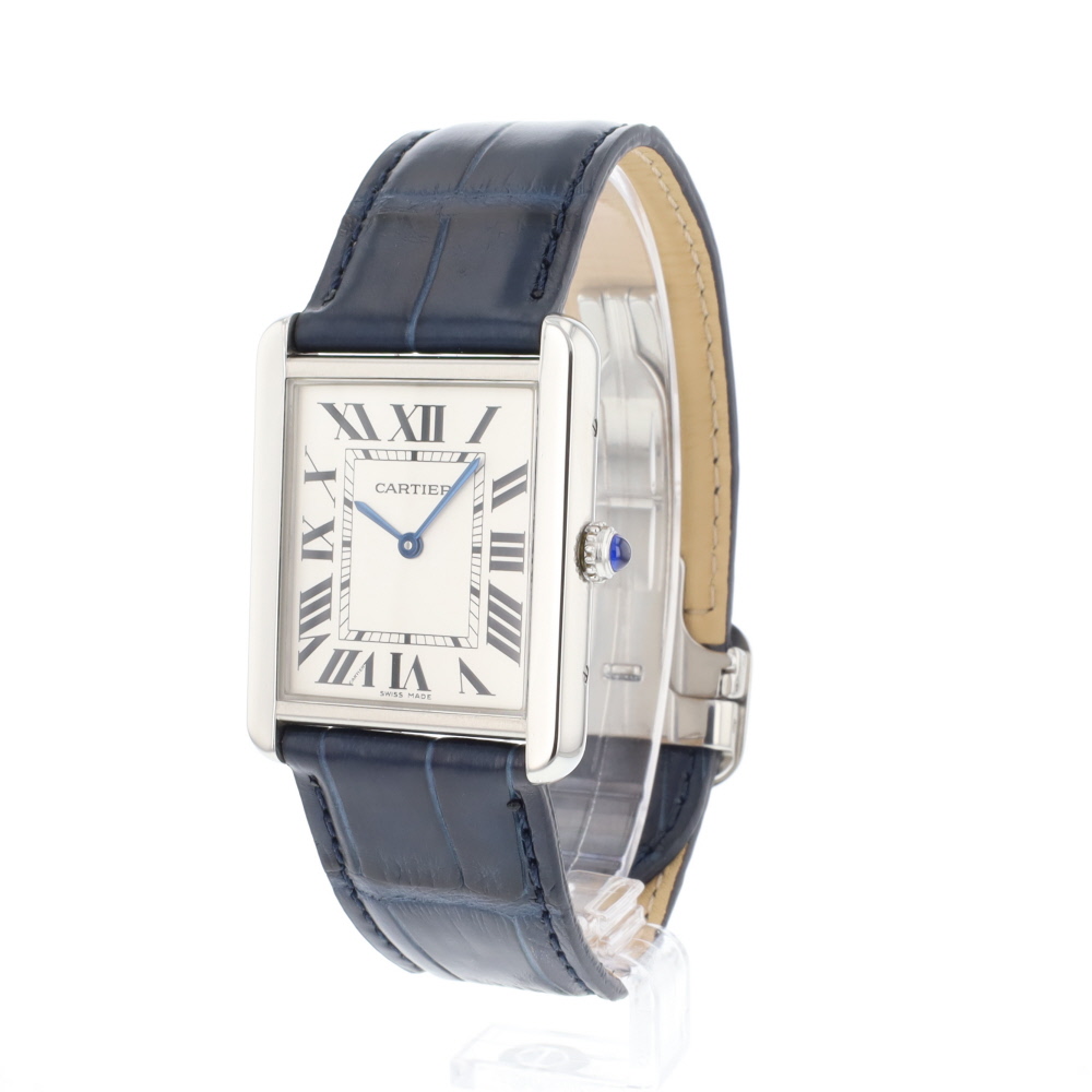 Cartier tank solo 2025 leather
