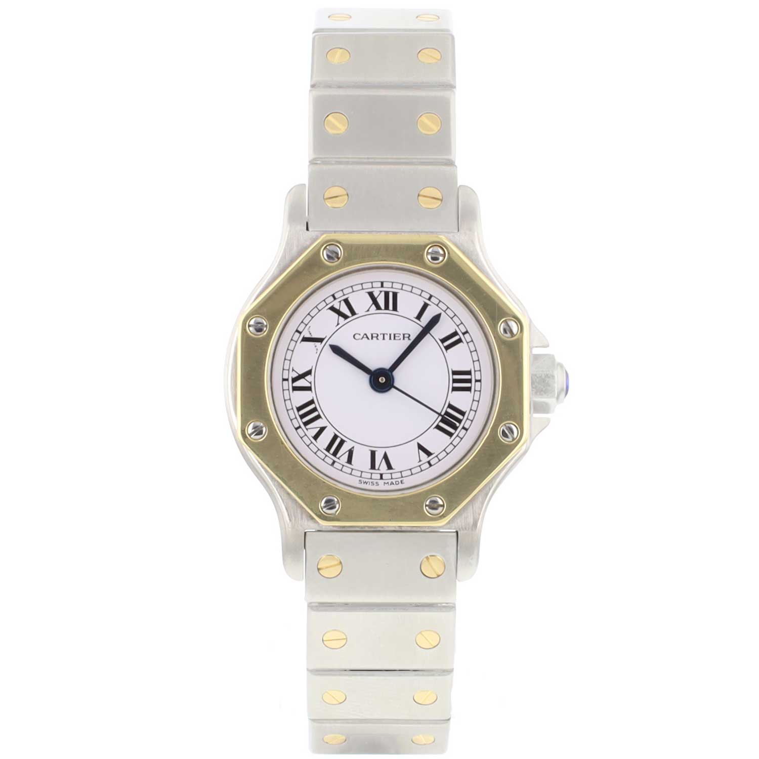 Cartier santos octagon hotsell gold