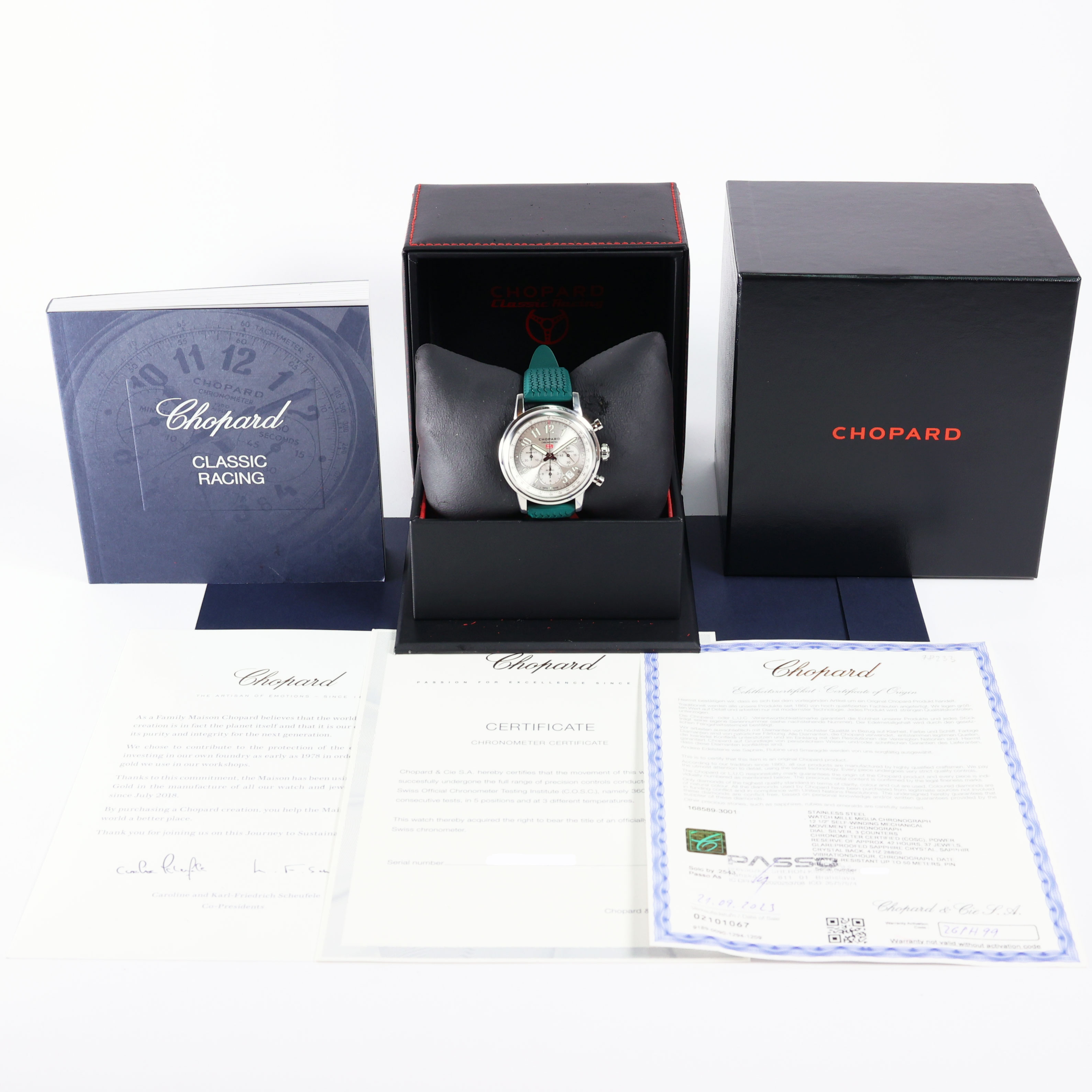 Mille Miglia Chronograph NEW 2023 - Chopard - Verkaufte Uhren 