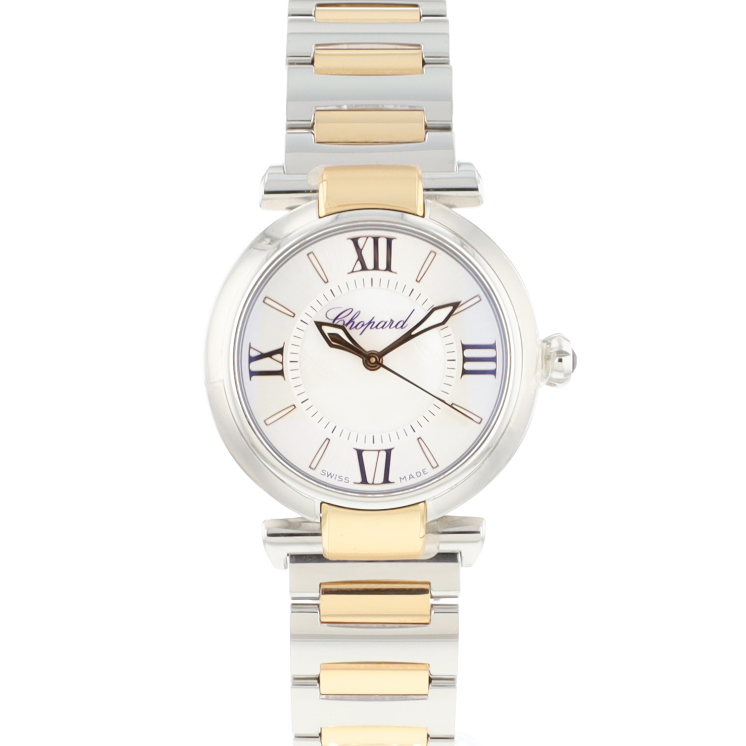 Imperiale 28 MM Rose Gold Steel MoP Dial NEW 21 Chopard Exclusieve horloges Juwelier Burger