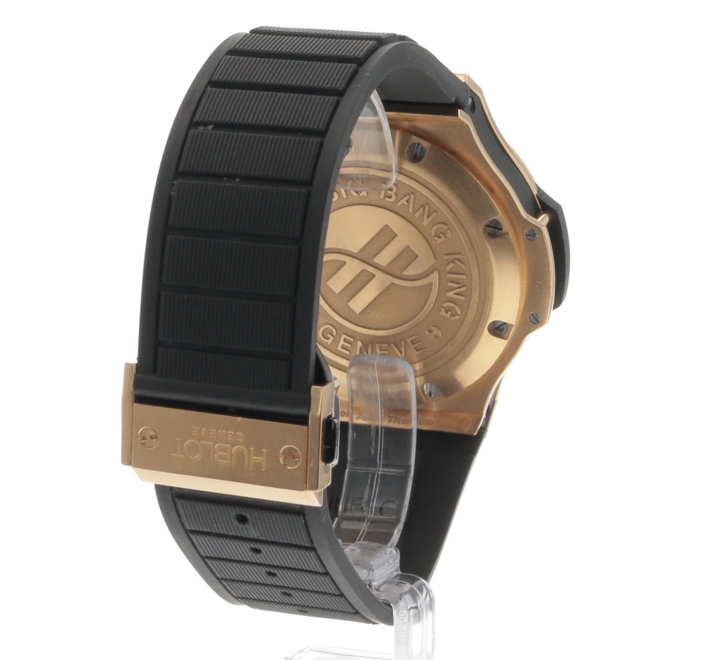 Hublot watch black and rose gold sale