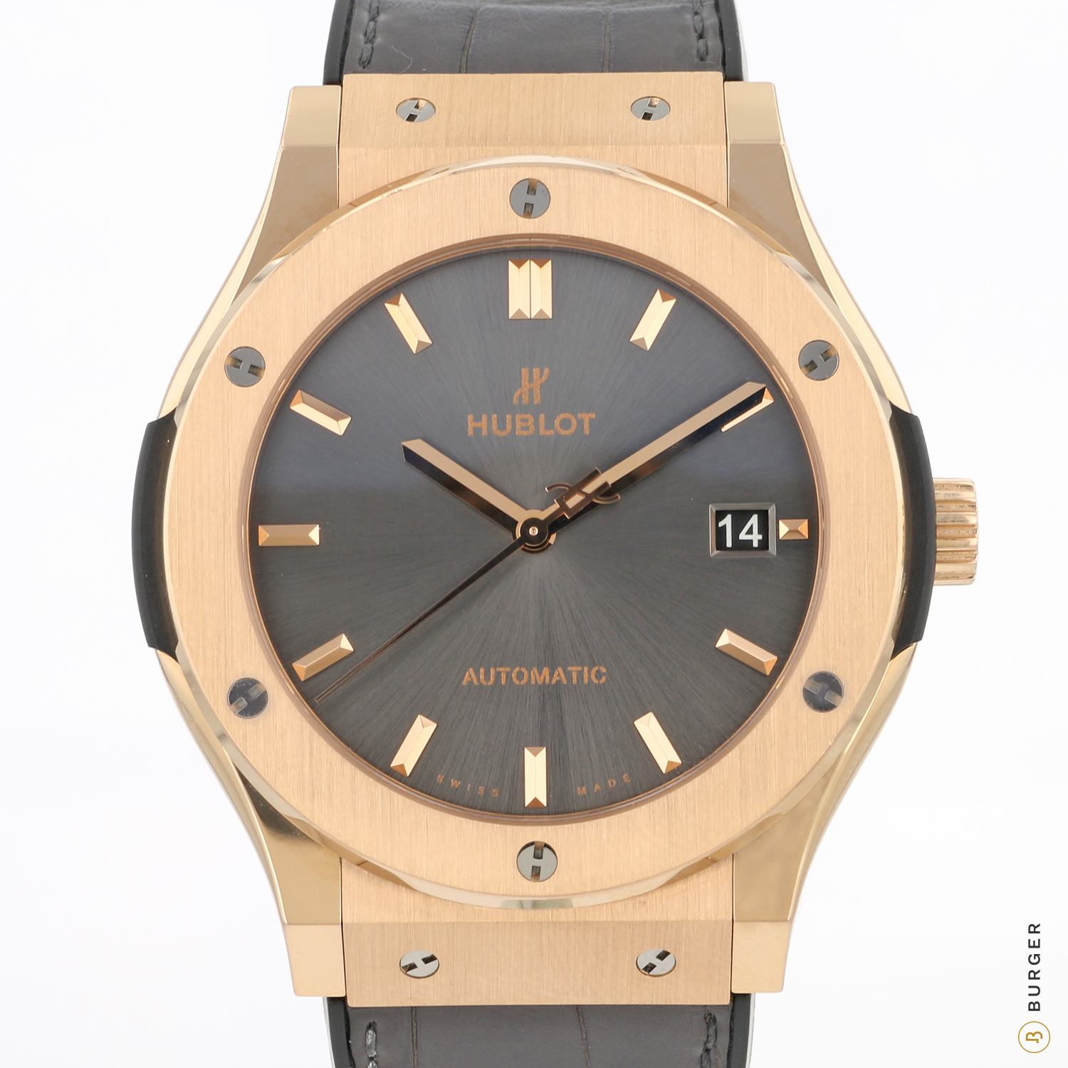 Classic Fusion Gray King Rose Gold 45 MM