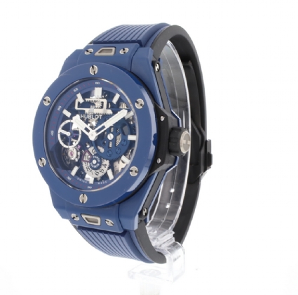 Hublot meca sales 10 blue ceramic