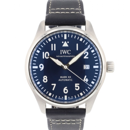 Pilot Mark XX Steel Blue Dial NEW '22 - IWC - Exclusive watches