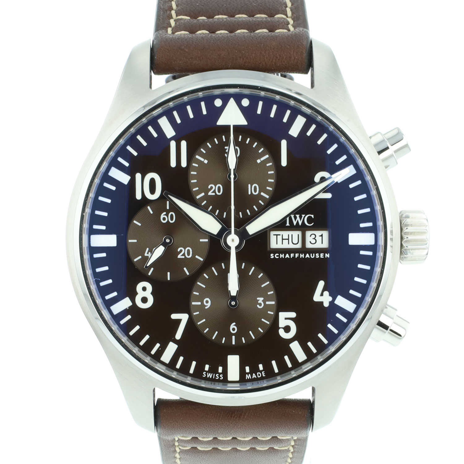 Pilot Watch Chronograph Antoine Saint Exupery NEW IWC Exclusive watches Juwelier Burger