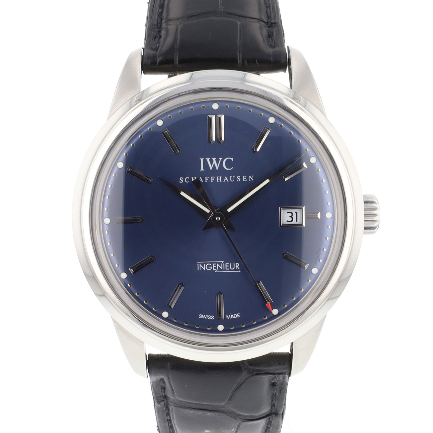 Iwc ingenieur blue outlet dial
