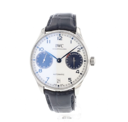 Portugieser 7 Days Steel Panda Dial 99.9 New