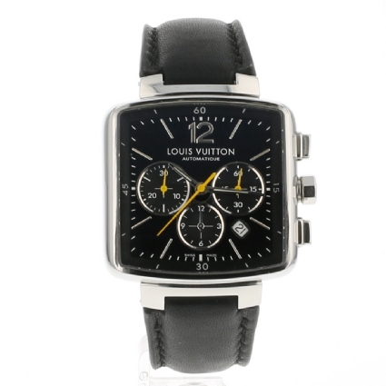 LOUIS VUITTON Speedy Men's chronograph watch in steel,…