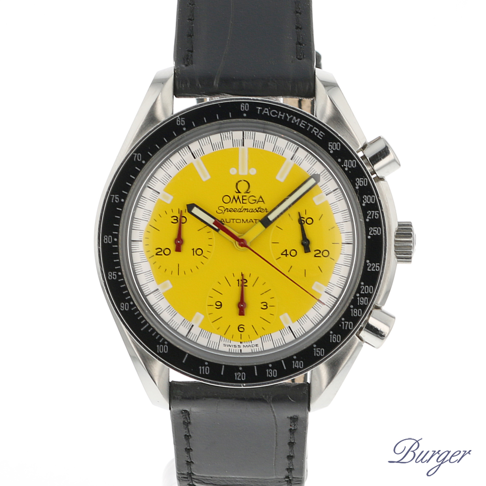 omega speedmaster automatic michael schumacher