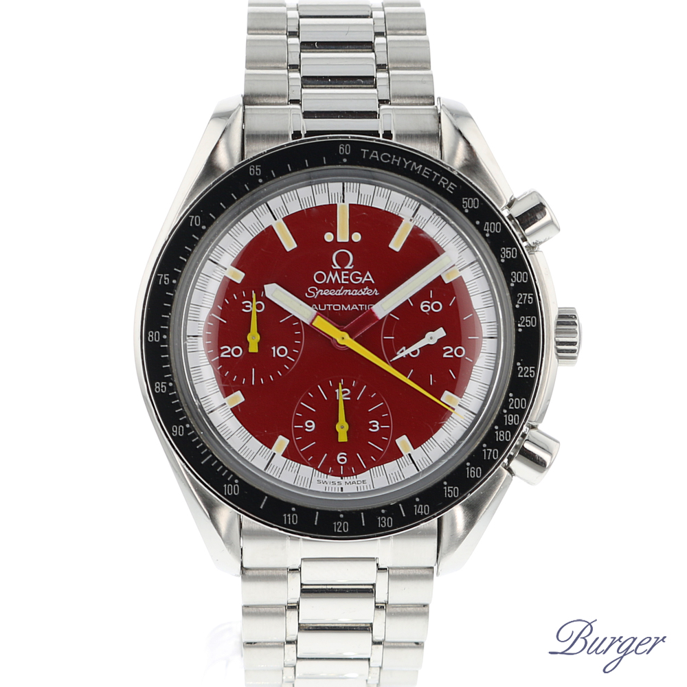 Speedmaster Racing Red Automatic Michael Schumacher Omega Sold