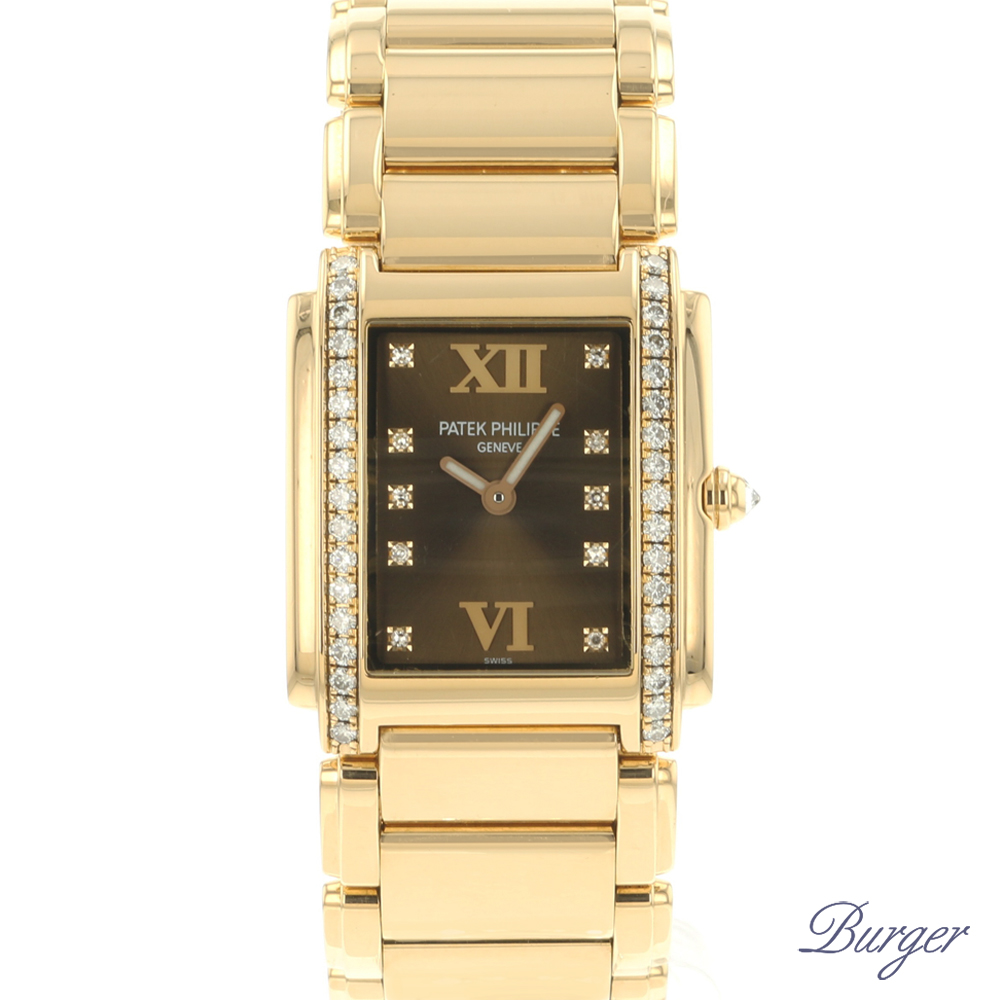Twenty Four Rose Gold Diamonds Patek Philippe Verkochte horloges Juwelier Burger
