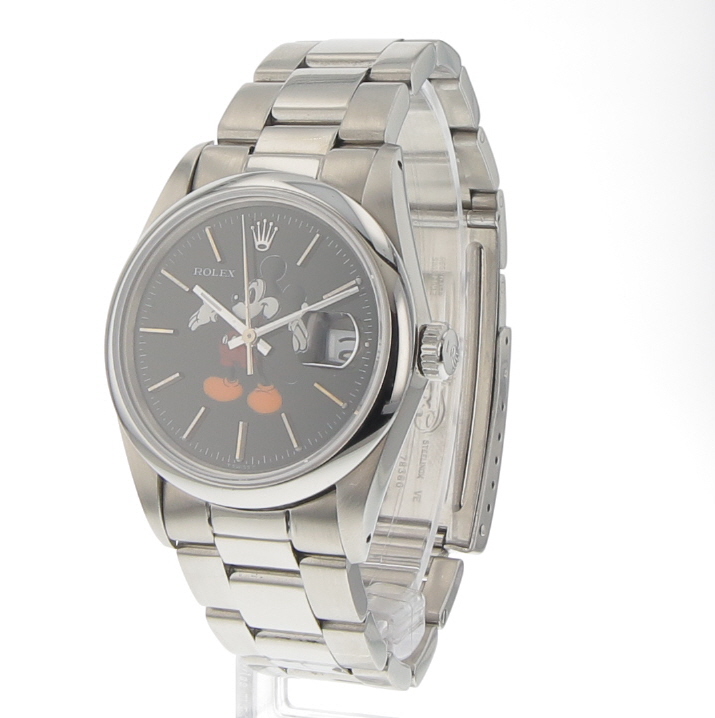 Rolex datejust mickey mouse deals