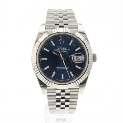 Rolex 41 blue sale