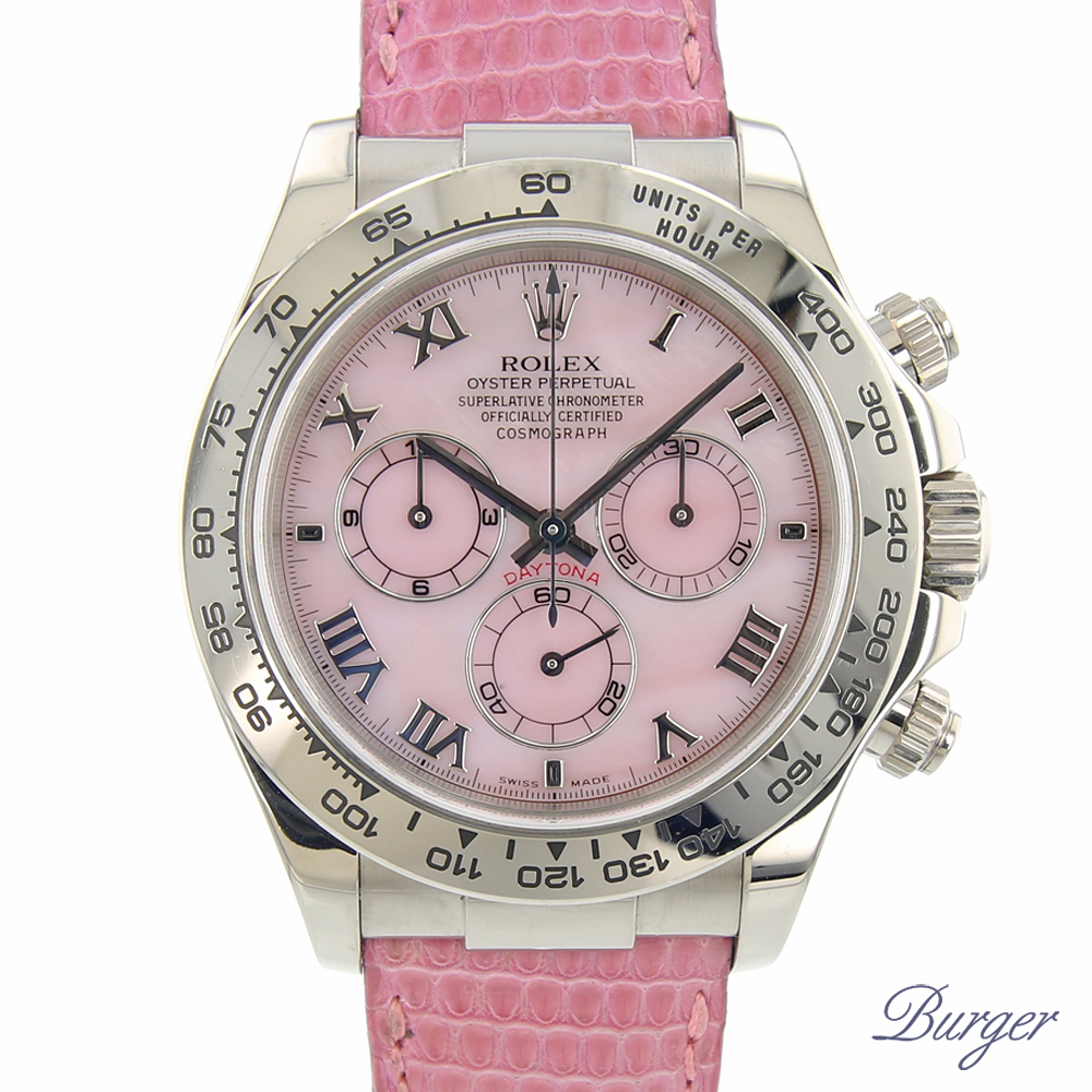 Daytona Beach White Gold MOP Dial Rolex Sold watches