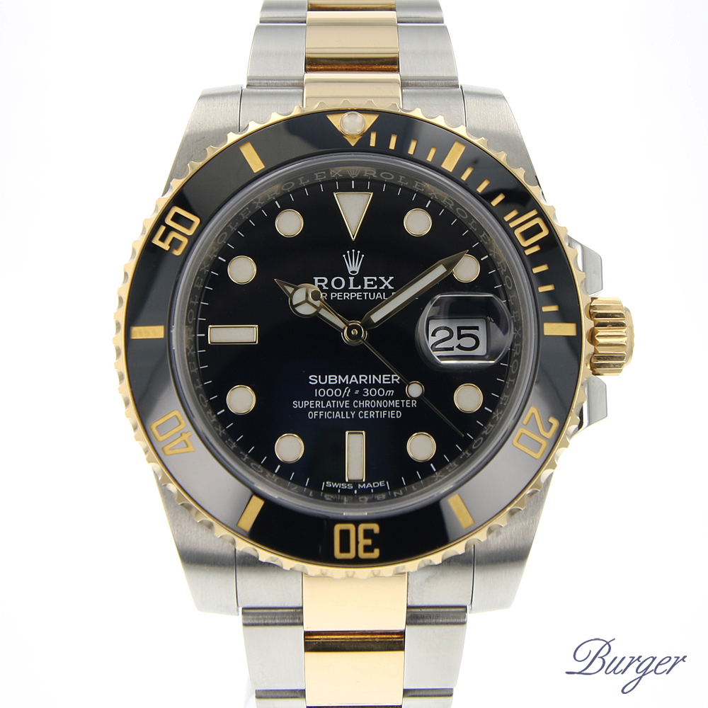 Rolex submariner top goud staal