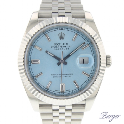 Datejust ice hotsell blue