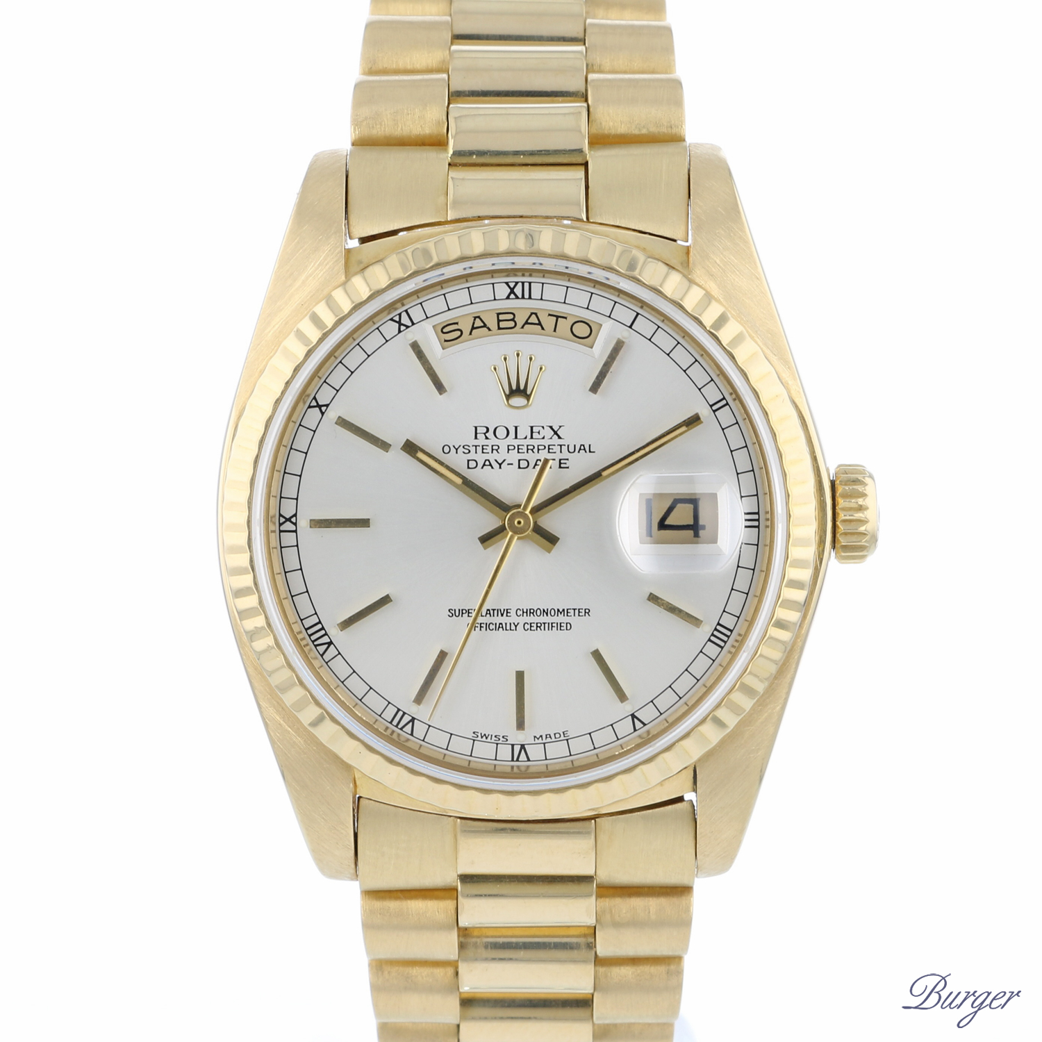 Day Date 36 President Yellow Gold Rolex Sold watches Juwelier Burger