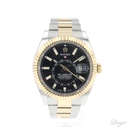 sky dweller gold schwarz