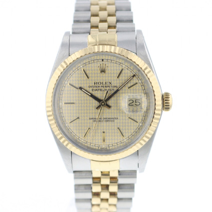 rolex houndstooth dial