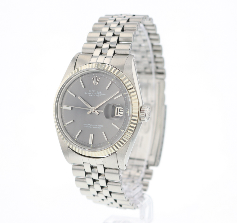 Rolex datejust 36 grey dial on sale