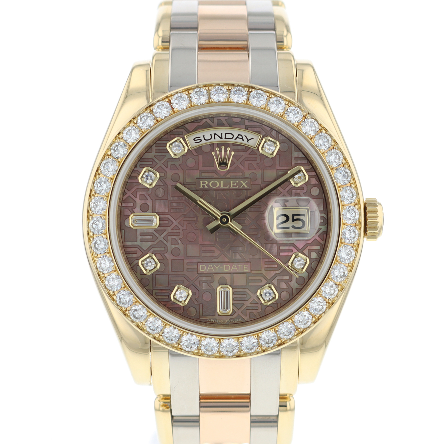 Day Date Tridor Masterpiece Diamonds Rolex Sold watches