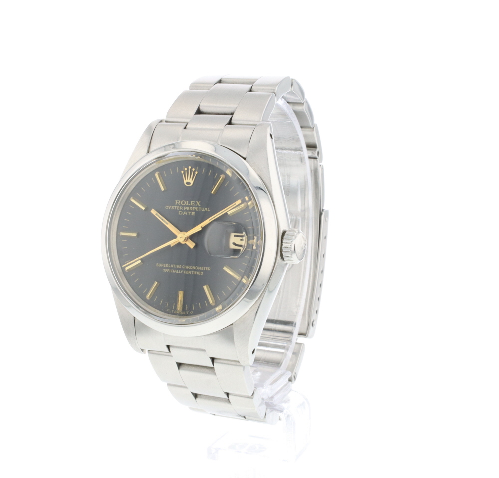 Rolex date hotsell 34 black