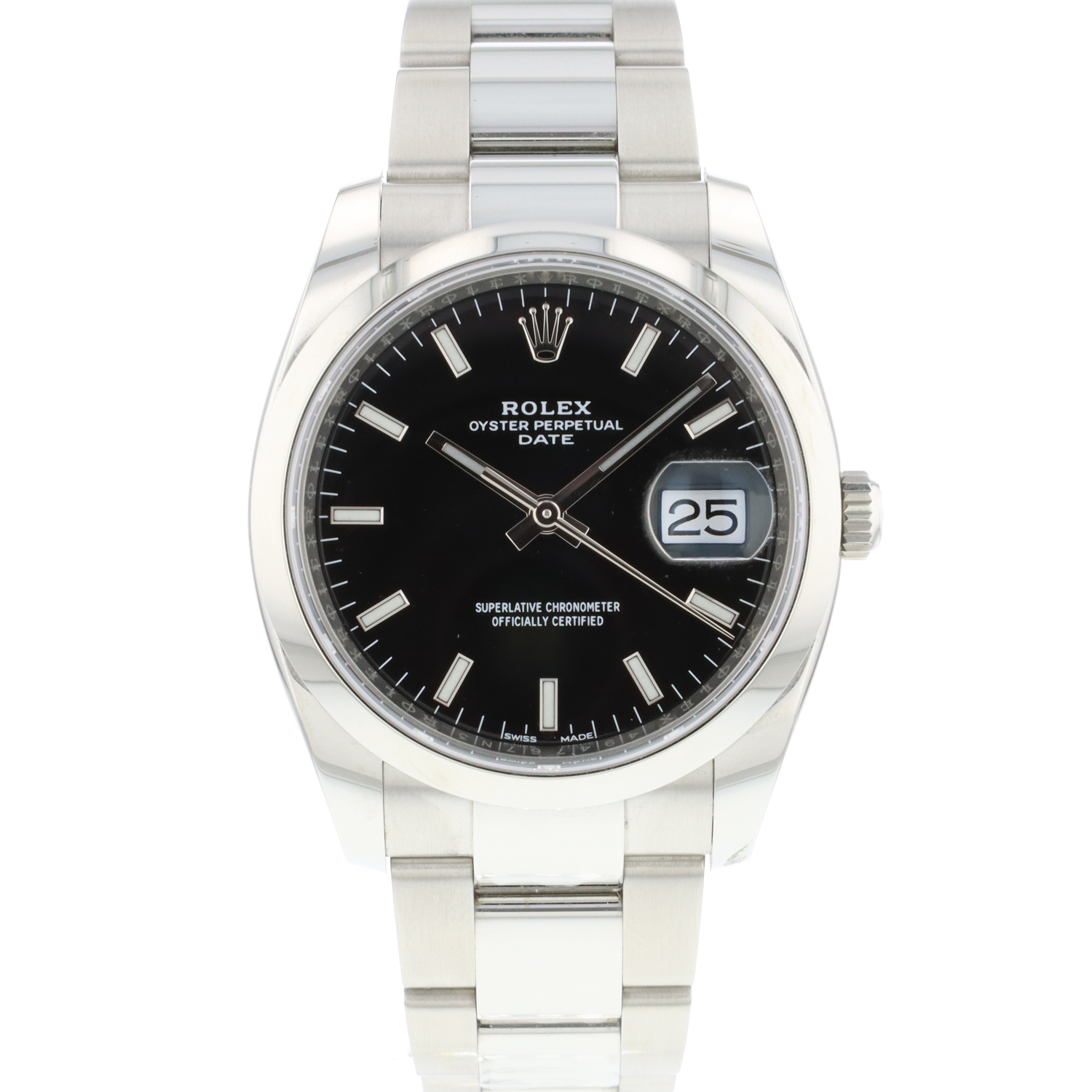 Oyster Perpetual Date 34 Black Dial NEW - Rolex - Verkaufte Uhren  