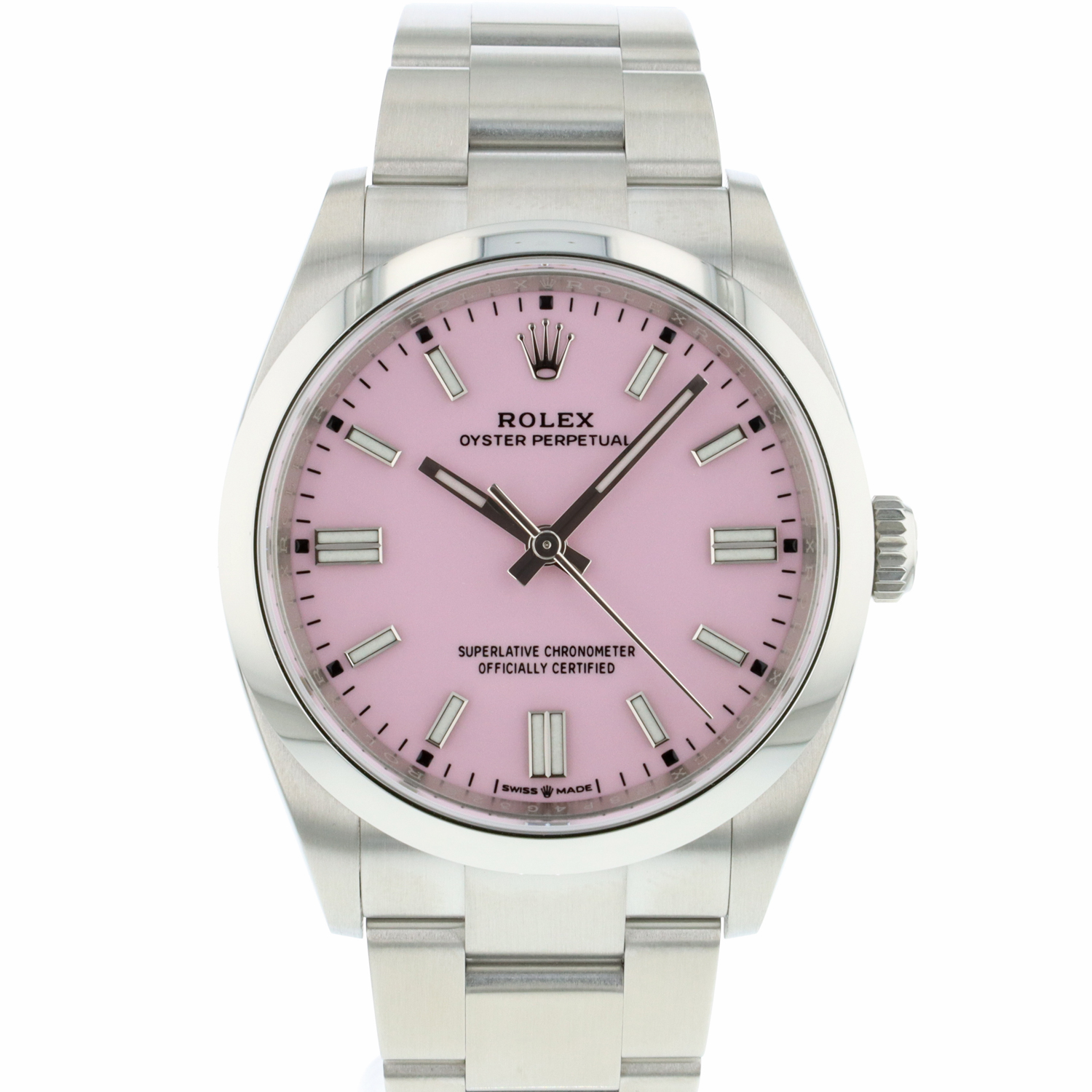 Oyster Perpetual 36 Candy Pink Dial NEW - Rolex - Verkaufte Uhren 