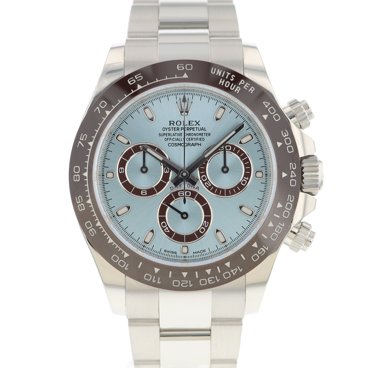 Iced out on sale platinum rolex