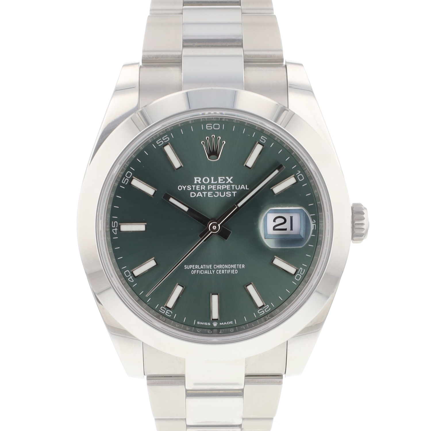 rolex green dial datejust