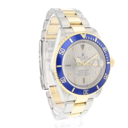 Rolex 16613 diamond dial sale