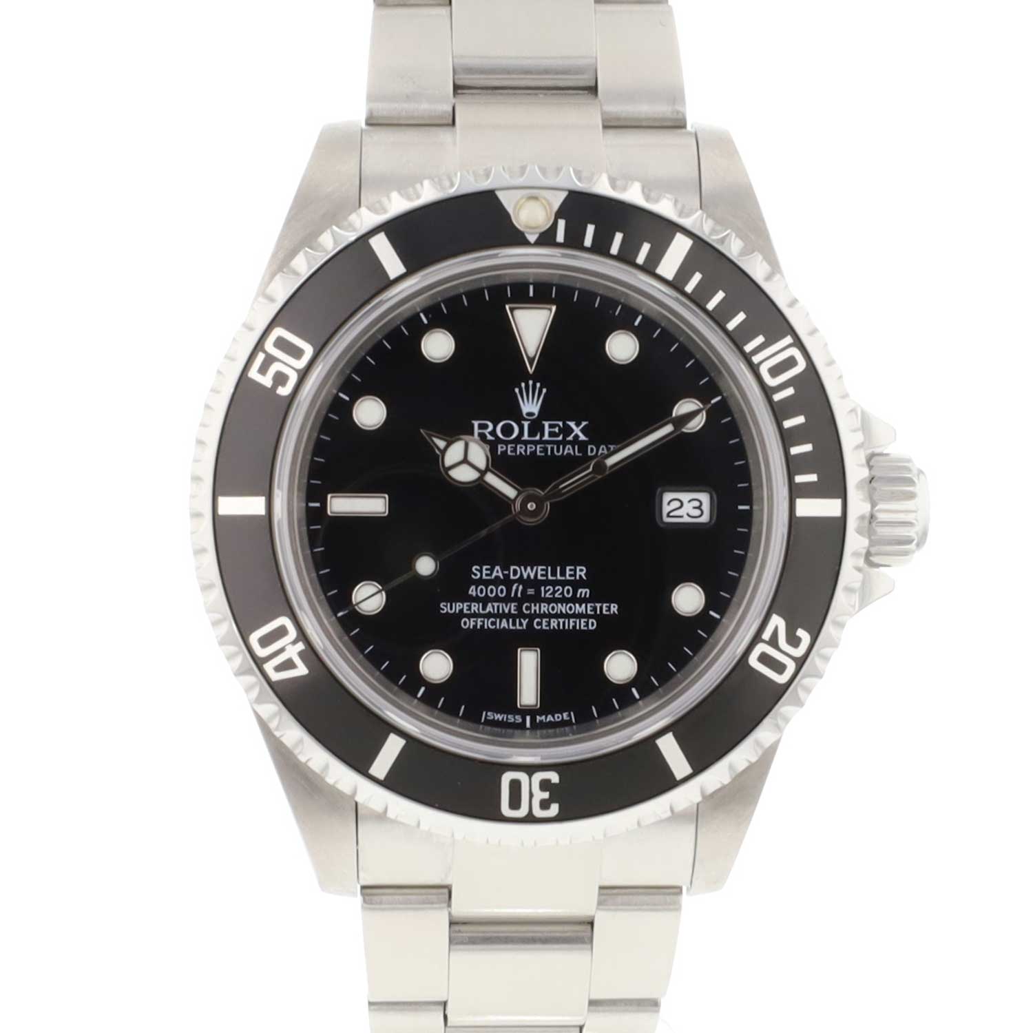 Sea Dweller 16600 Steel Rolex Exclusive watches Juwelier Burger
