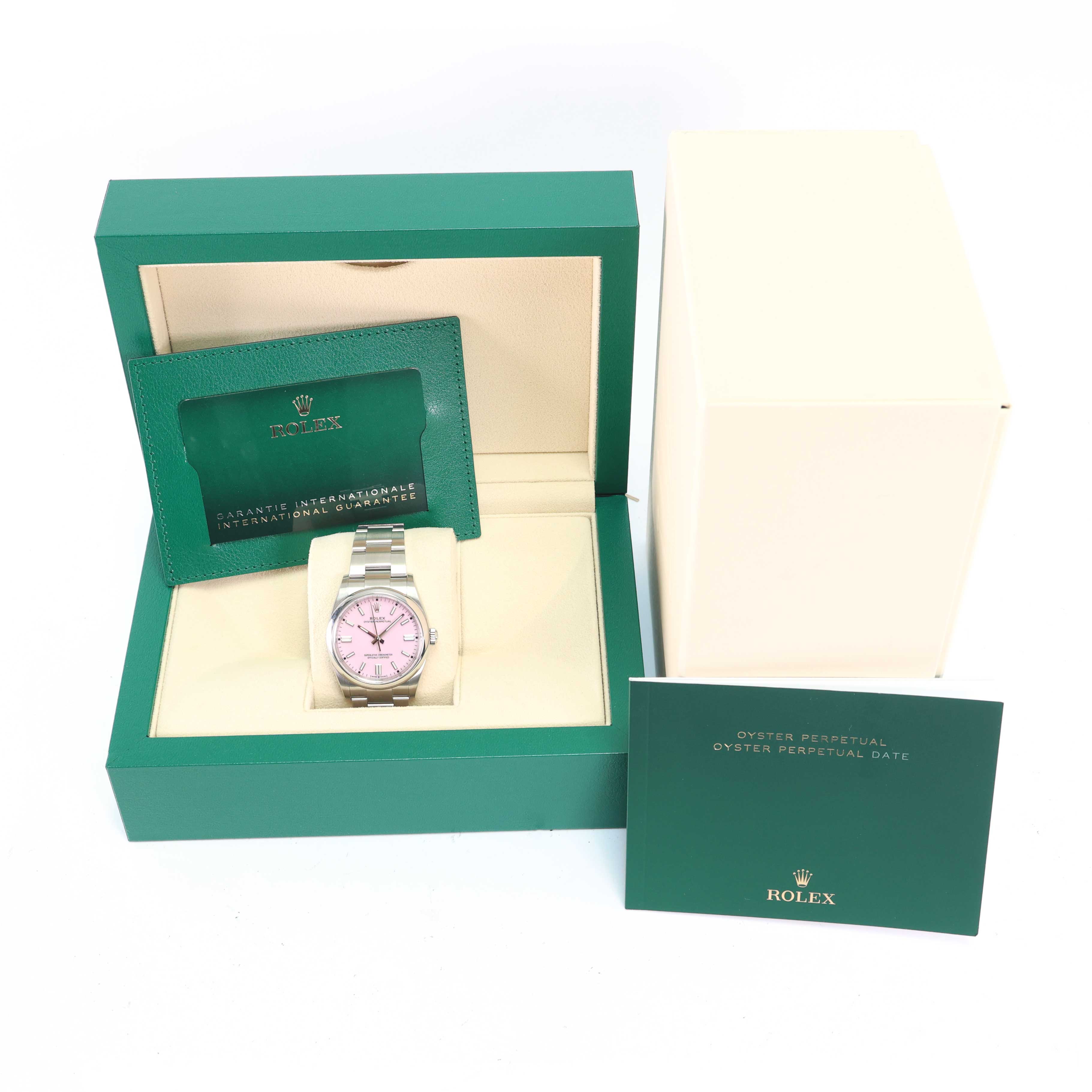 Oyster Perpetual 36 Candy Pink Dial NEW 2024 - Rolex - Luxusuhren 