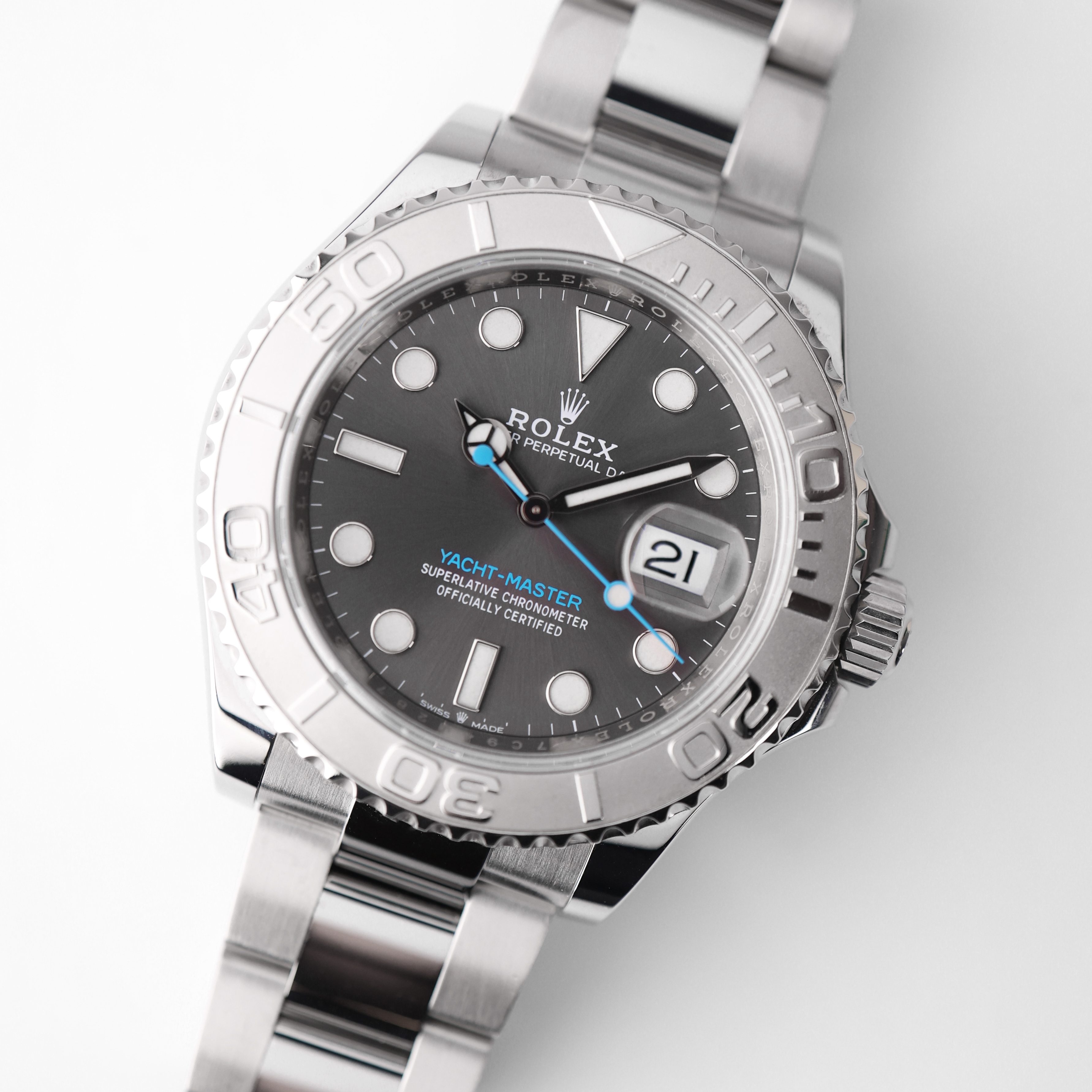 Yacht master rhodium 40 cheap