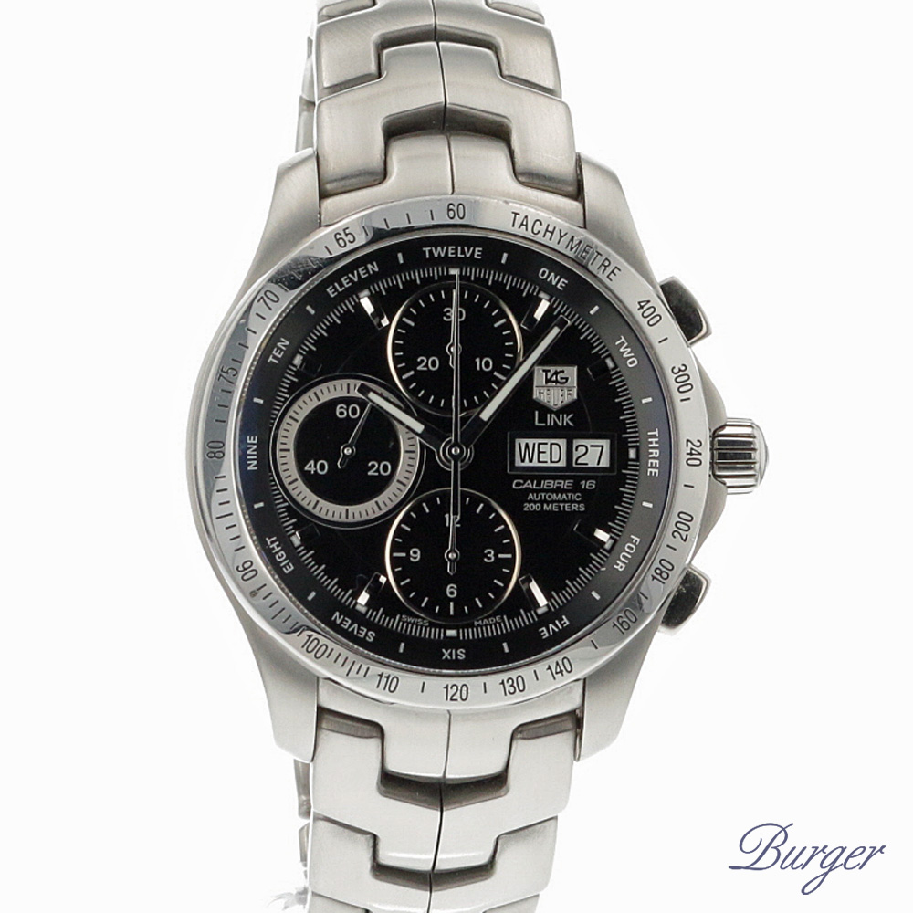 Link Calibre 16 Chrono Day Date Tag Heuer Sold watches