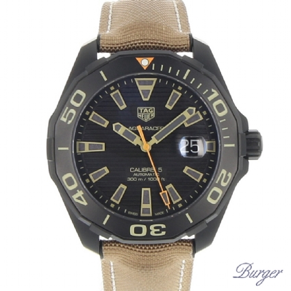 Tag heuer aquaracer 300m calibre 5 black titanium outlet