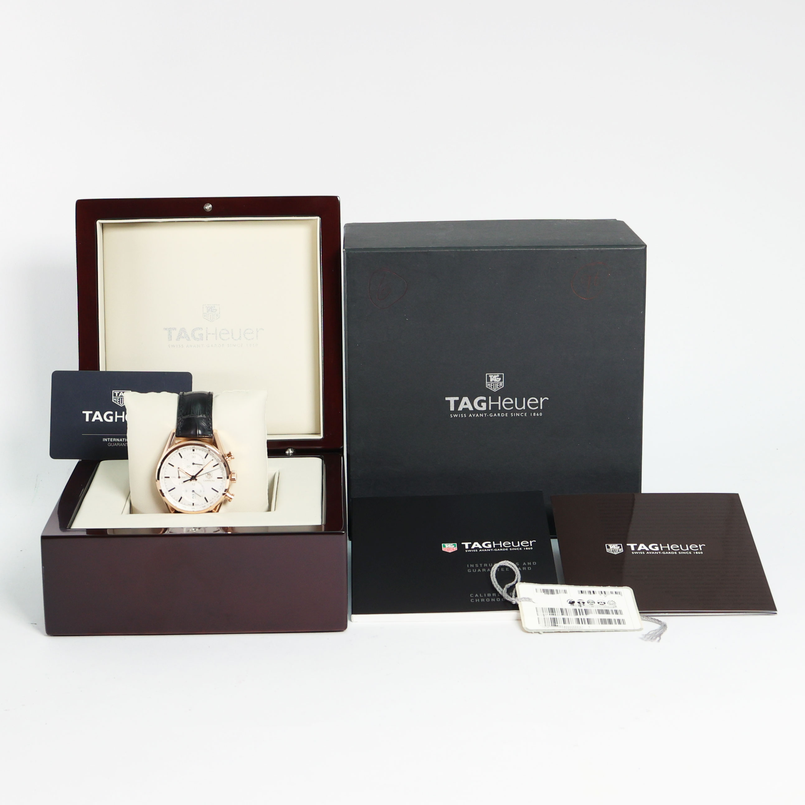 Carrera Calibre 1887 Rosegold Tag Heuer Exclusive watches Juwelier Burger
