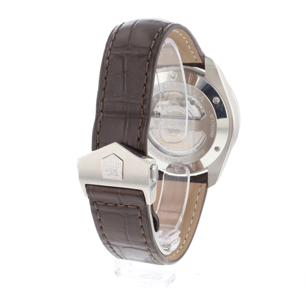 Grand Carrera Calibre 8 RS GMT Choco Dial Tag Heuer Exclusive
