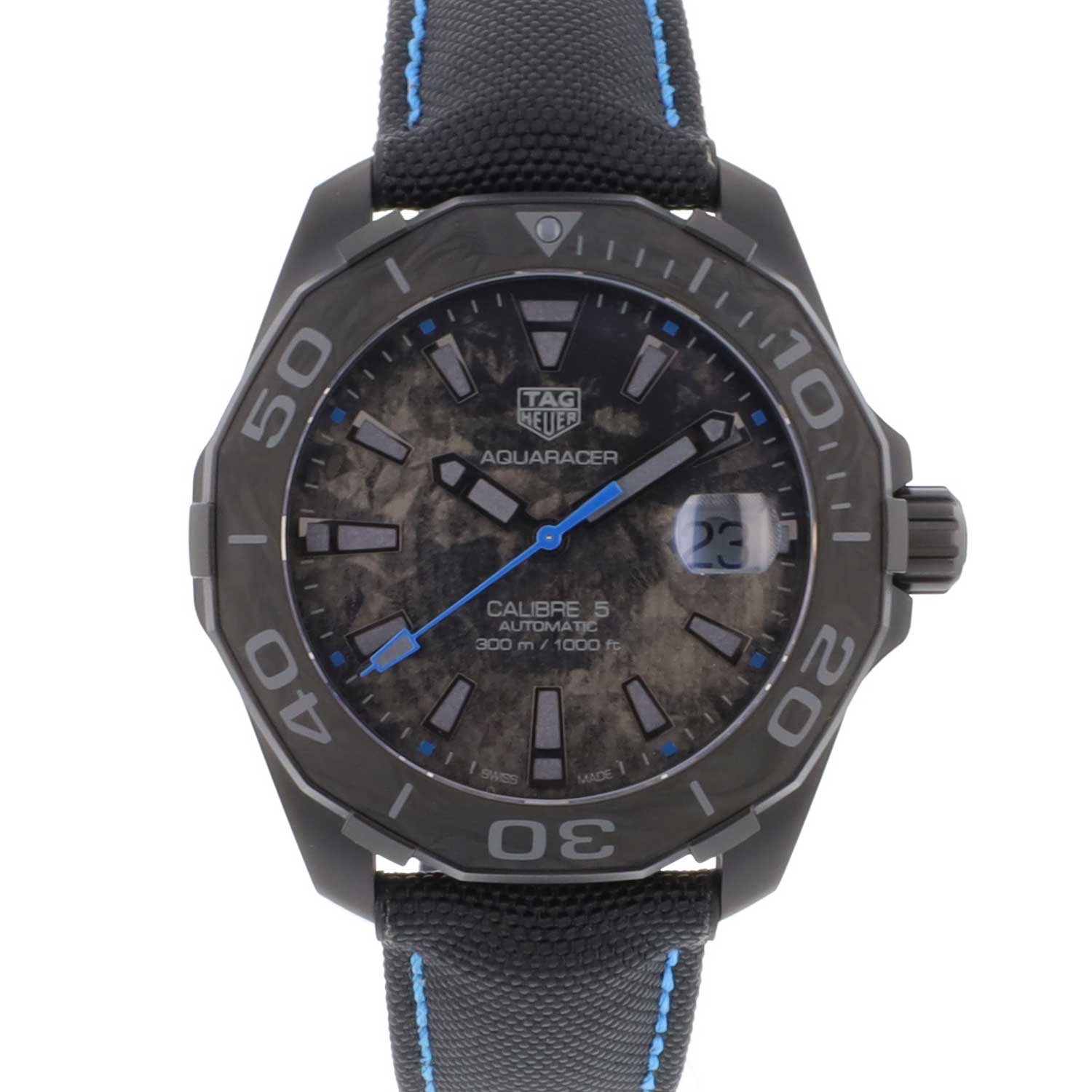 Tag heuer aquaracer calibre 5 black top